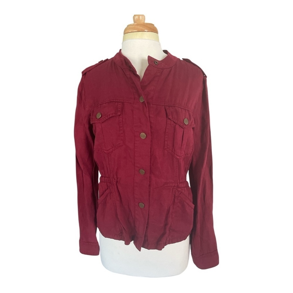 Sanctuary Women's Deep Red Utility Jacket